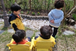 개나리프로펠러&벚꽃잎과 함께