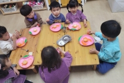레몬즘 붓으로 그려보고 화산폭발관찰해요