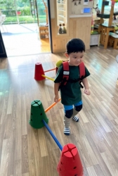 9월1주) 등원 맞이 놀이를 처음 해보았어요.