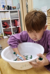10월3주놀이활동:허브관찰그림&대야그림그리기