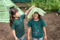 8월4주 놀이활동:숲에서 나뭇잎을 가지고 놀아요
