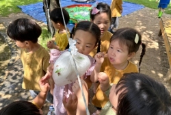 7월3주 (썸머축제-곤충잡기, 개구리잡기, 전분가루 오감놀이, 식물 얼음 만지기)