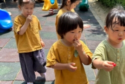 6월2주 (실외놀이-보리수열매 관찰 후 맛보기)