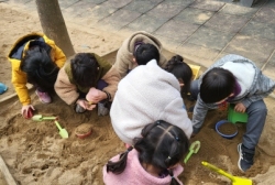 3월3주:감정놀이 내감정 인식하기&표정을 보고 기분을 알아요놀이활동,실외놀이모래로 친구와 