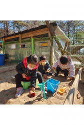 3월1,2주) 모래놀이, 실외놀이터, 비눗방울 놀이