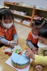 단어음절수에 맞춰 두드려보기&케잌으로 느껴보는 여러가지 놀이