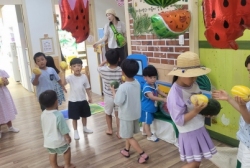 8월1주놀이 텃빝의:수박&참외수확해보기