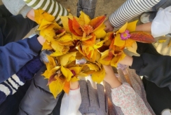 11월2주:나뭇잎꽃다발