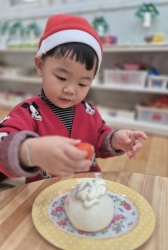 12월4주-딸기호빵 케이크만들기